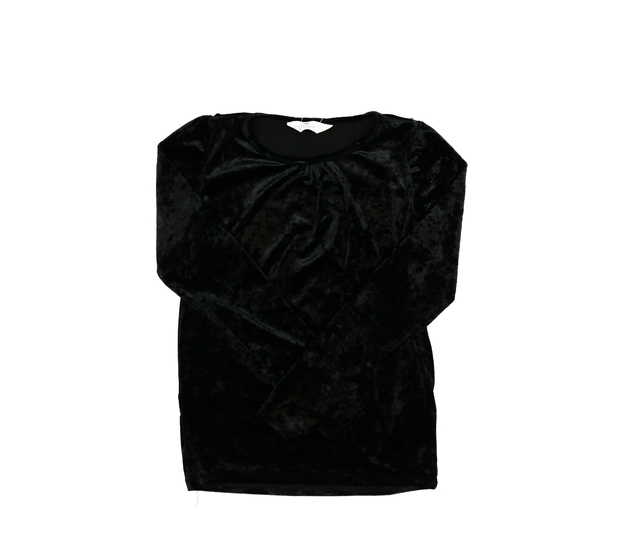 Černé semišové triko H&M