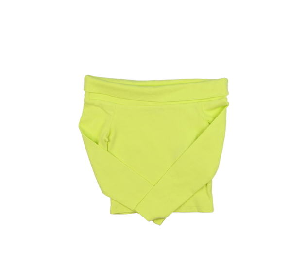 Nový žlutý stylový crop top 
