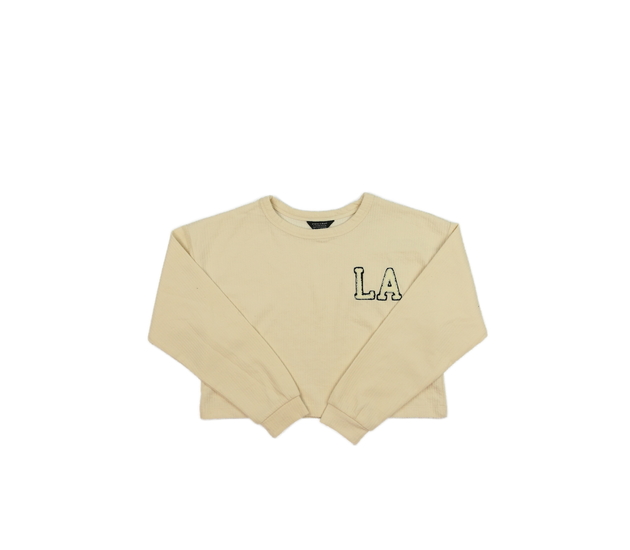 Hnědý teplejší crop top Primark 