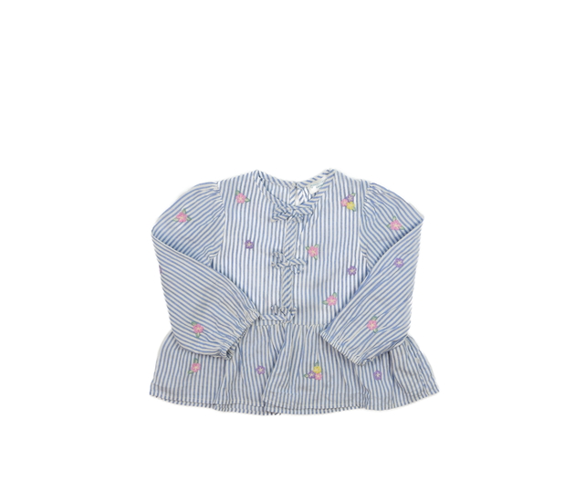 Modro-bílá květinová halenka Primark 