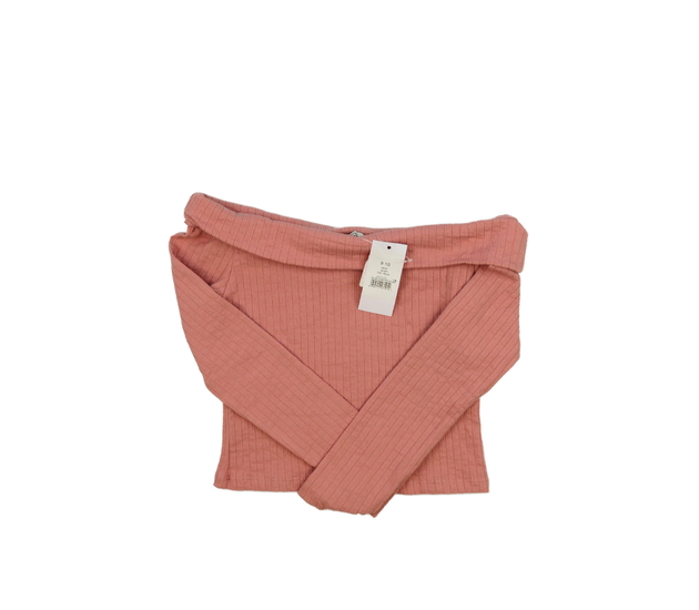 Nový růžový crop top George