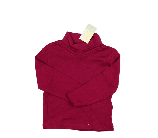 Nové tmavě růžové triko s rolákem Primark 