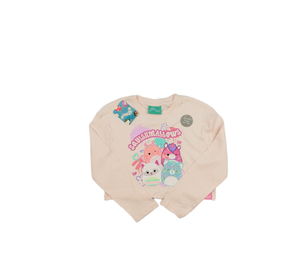 Nový růžový crop top George