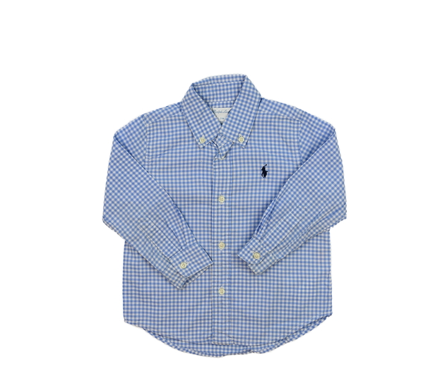 Modro-bílá kostkovaná košile Ralph Lauren 