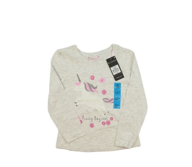 Nové šedé triko s jednorožcem Primark 