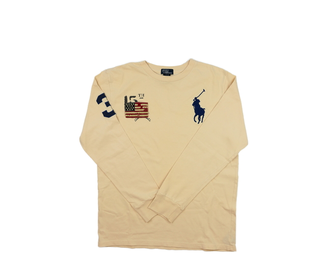Hnědé triko vel. 176 Ralph Lauren 