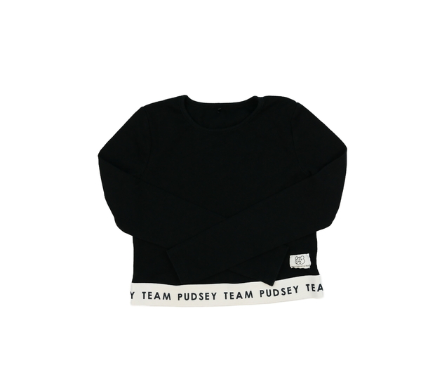 Černý crop top George