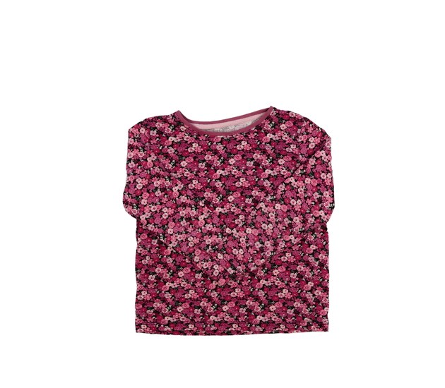 Růžově květinové triko Primark 