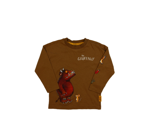 Hnědé triko The Gruffalo Tu 