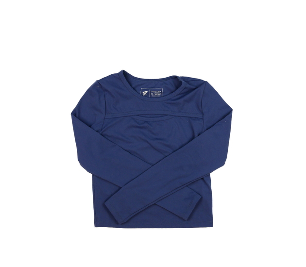 Modrý sportovní crop top Primark 