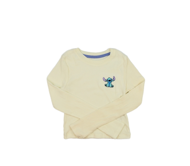 Krémový crop top Stitch Disney George