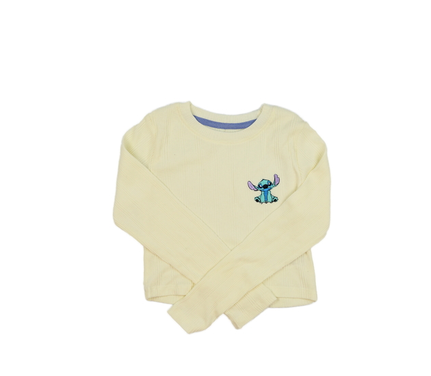 Krémový crop top Stitch Disney George