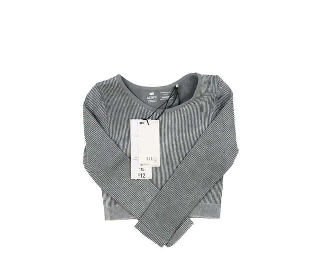 Nový šedý crop top F&F