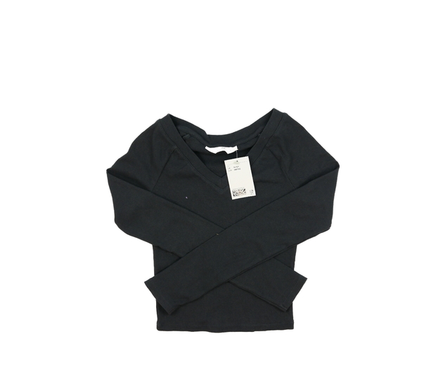 Nový šedý crop top H&M
