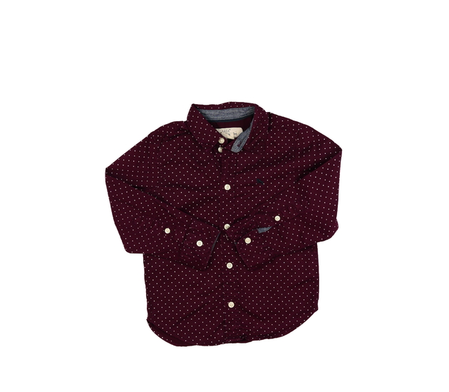 Tmavě vínová košile H&M