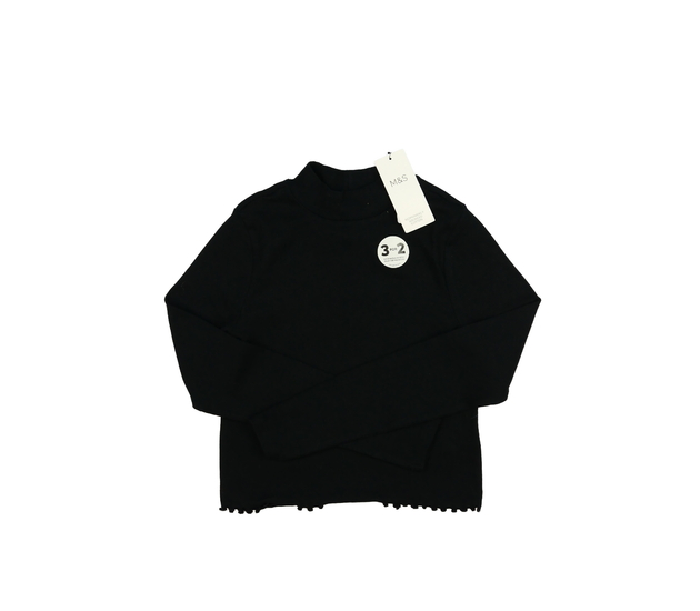 Nový černý crop top M&S
