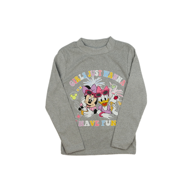 Šedé teplejší triko Minnie 