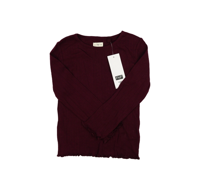 Nové madeirové purpurové triko F&F