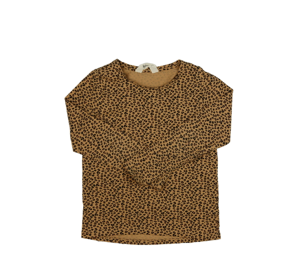Hnědé vzorované triko H&M