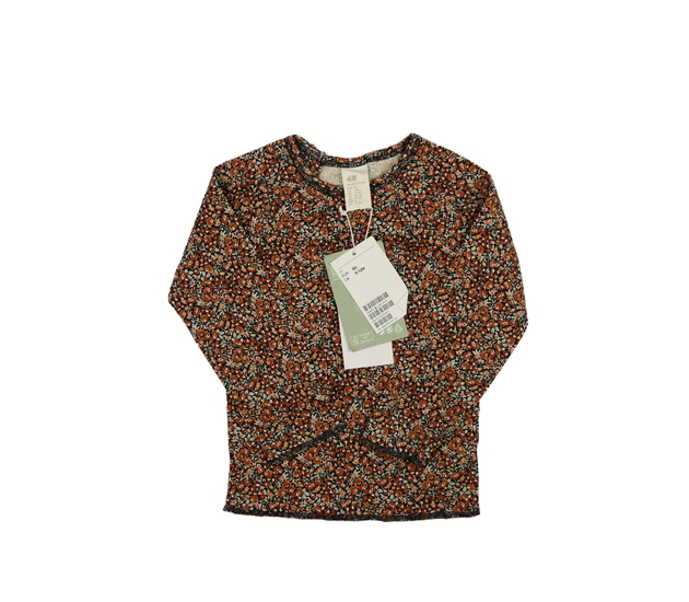 Nové tmavší květinové triko H&M