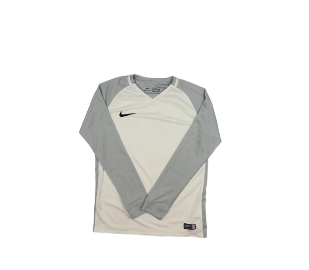 Bílo-šedé sportovní triko Nike 