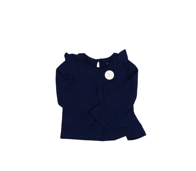 Nové tmavě modré triko s volánky Mothercare