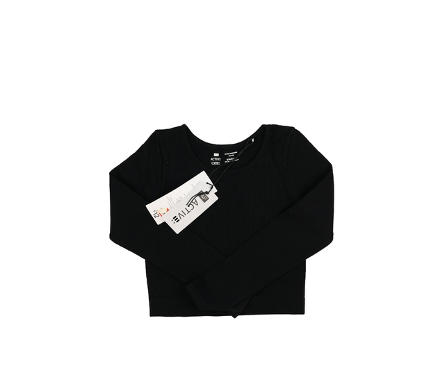 Nový černý crop top F&F