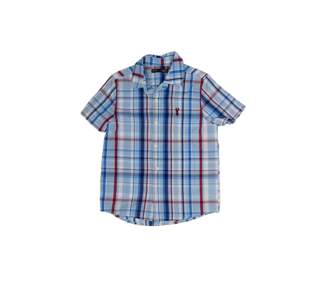 Modrá kostkovaná košile Next