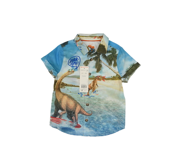 Nová modrá košile s dinosaury F&F