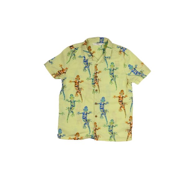 Žlutá košile s ještěrkami M&S