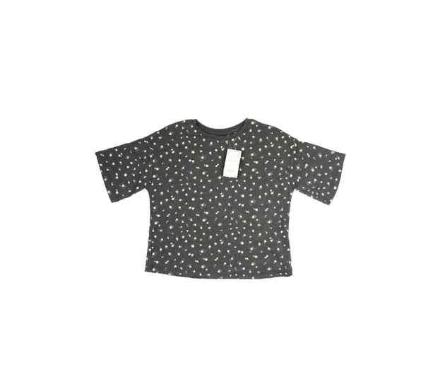 Nové šedé květinové kratší triko George