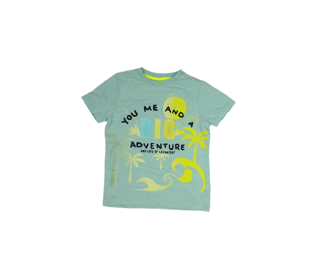 Světle zelené triko s letním motivem F&F