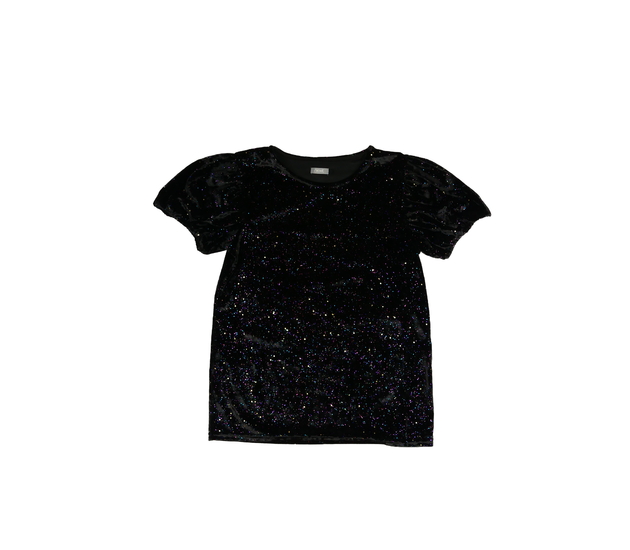 Černé triko s lesklými detaily Next