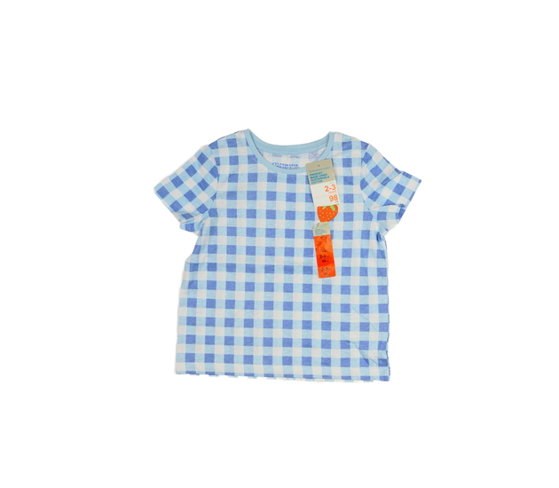 Nové modré kostkované triko Primark