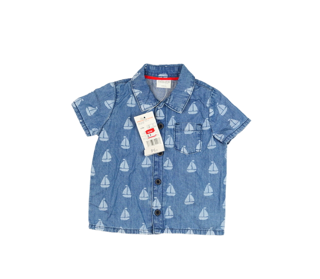 Nová modrá košile s plachetnicemi F&F