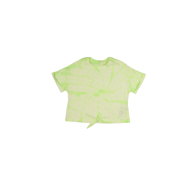 Zelené batikované kratší triko M&S