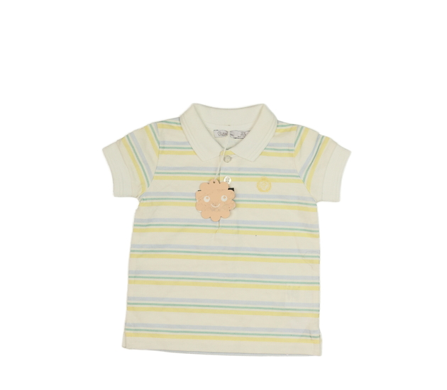 Nové pruhované triko s límečkem