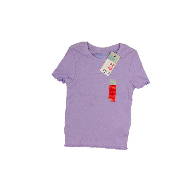 Nové fialové žebrované triko Primark