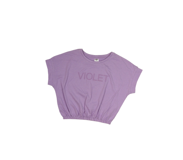 Fialové kratší triko 