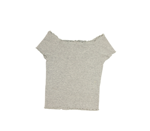 Šedé melírované kratší triko George