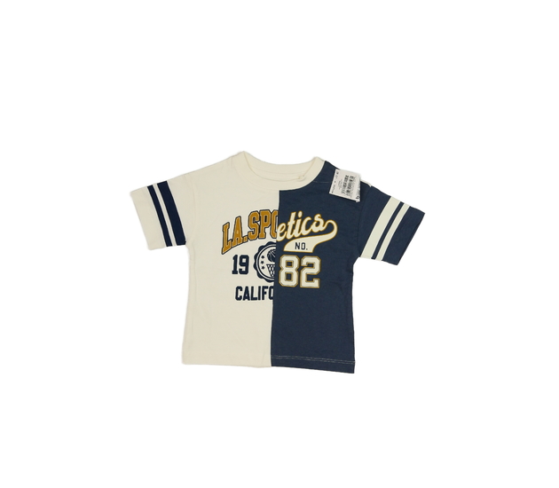 Nové krémovo-modré triko Next