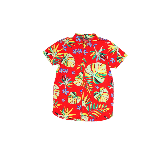 Červená košile s letním motivem Primark