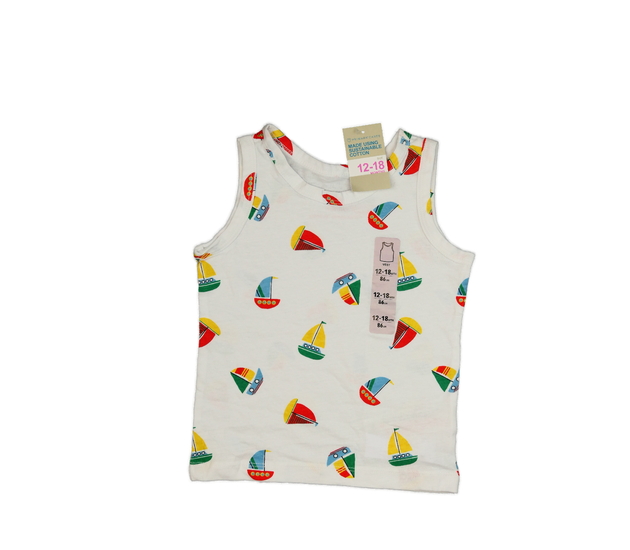 Nové bílé tílko s plachetnicemi Primark