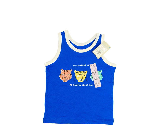 Nové modré tílko se zvířátky Primark