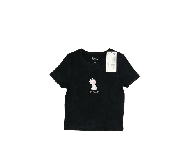 Nový černý batikovaný crop top Disney M&S