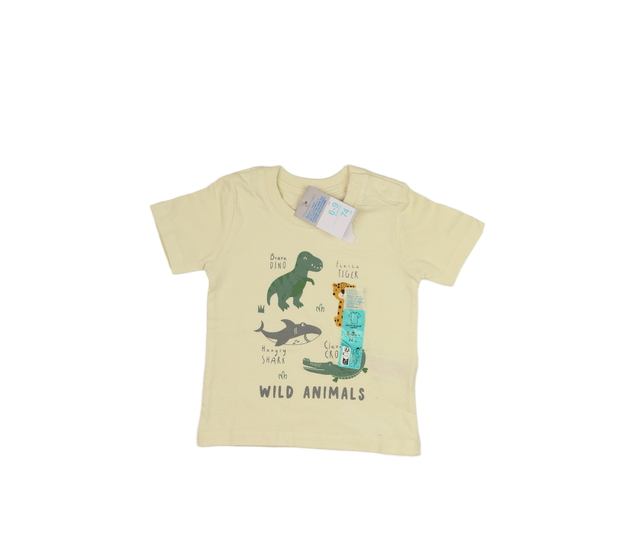 Nové krémové triko se zvířátky Primark