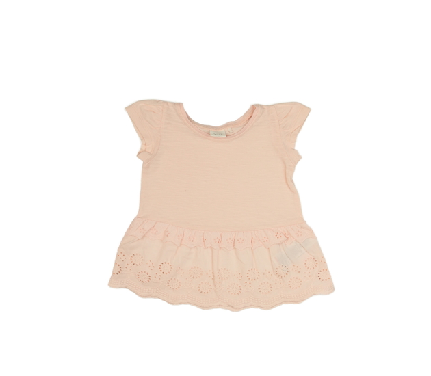 Světle růžové zdobné triko Next