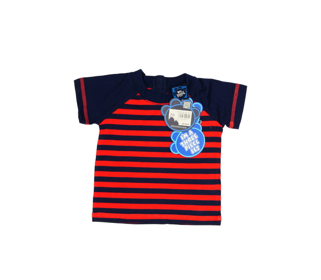 Nové modro-červené triko 