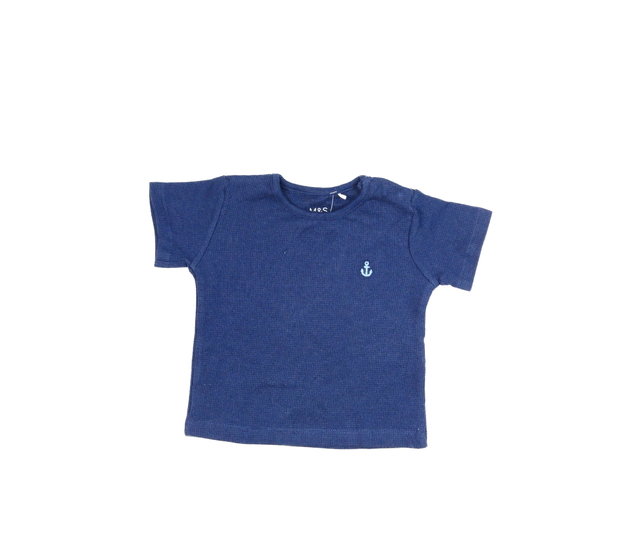 Tmavě modré triko s kotvou M&S