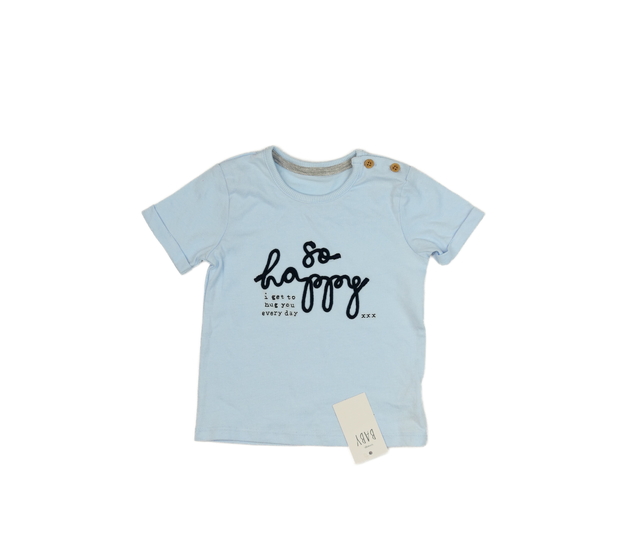 Nové modré triko s nápisem George